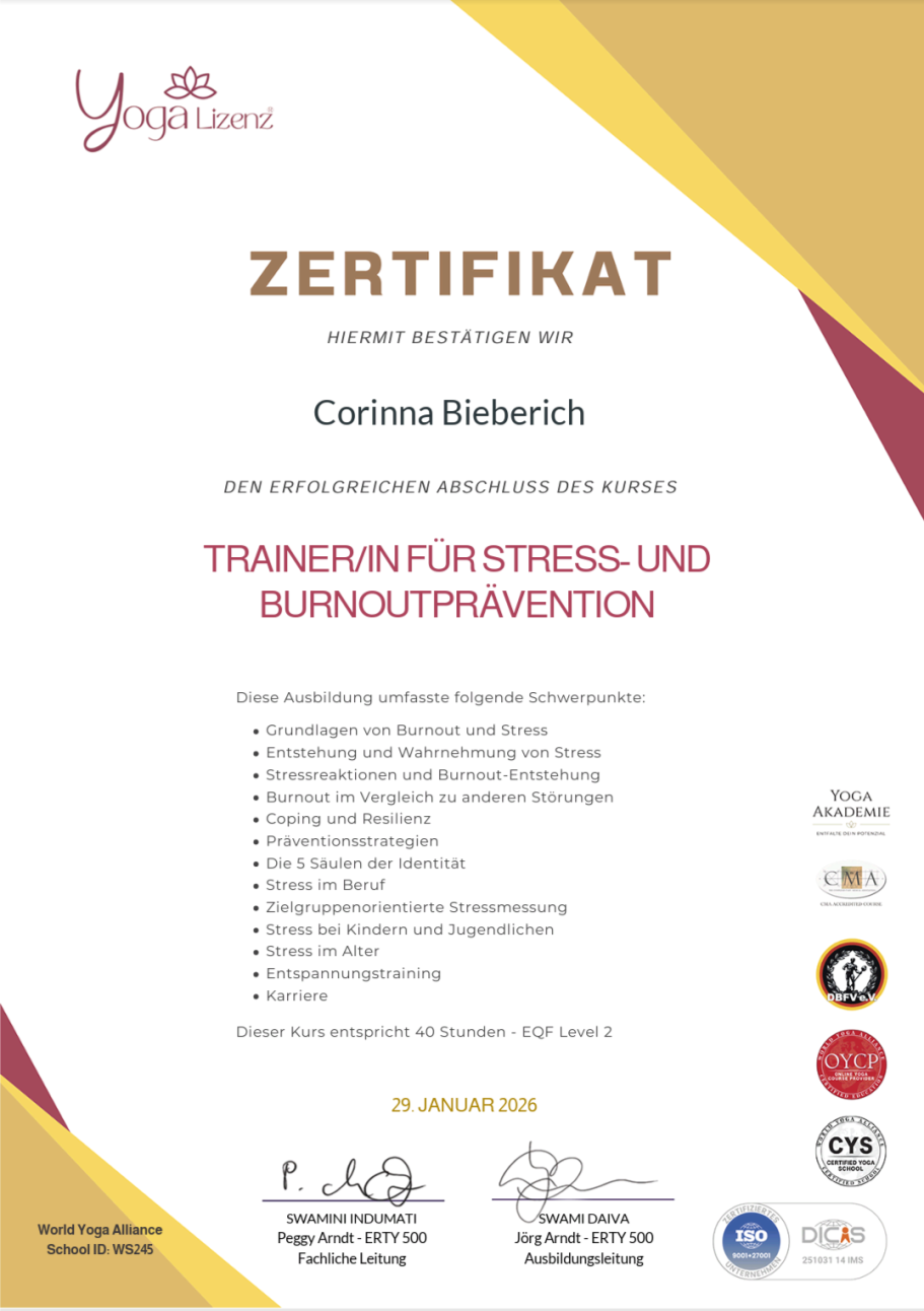 Stress- und Burnoutprävention