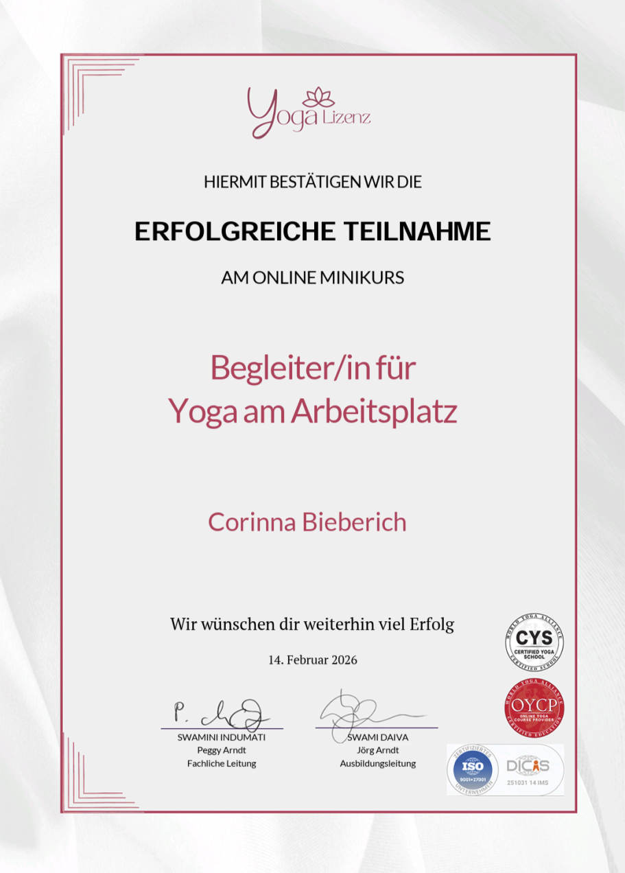 Yoga am Arbeitsplatz